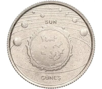  Набор монет 1 куруш 2022 «Планеты Солнечной Системы» Турция, фото 8 