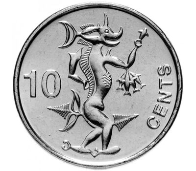  Монета 10 центов 2012 Соломоновы острова, фото 1 