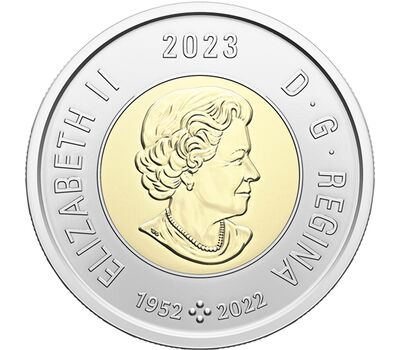  Монета 2 доллара 2023 «100 лет со дня рождения Жана Поля Риопеля» Канада, фото 3 