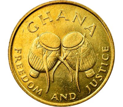  Монета 5 седи 1984 Гана, фото 1 