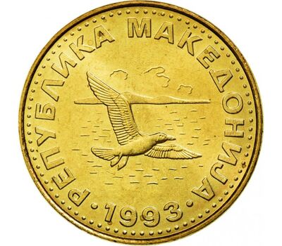  Монета 50 дени 1993 Северная Македония, фото 1 