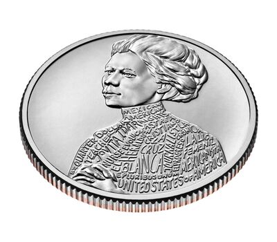  Монета 25 центов 2023 «Йовита Идар» (Выдающиеся женщины США) P, фото 2 