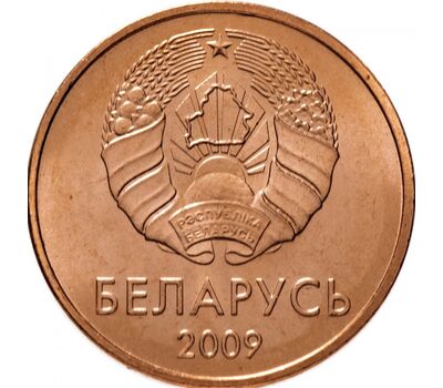  Монета 1 копейка 2009 Беларусь, фото 2 