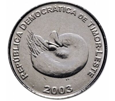  Монета 1 сентаво 2003 Восточный Тимор, фото 1 