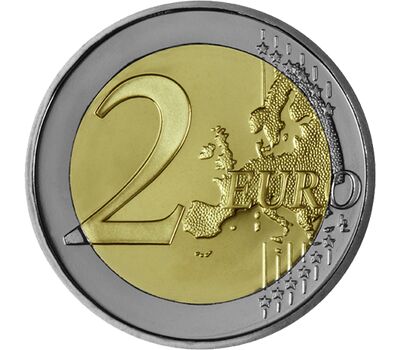  Монета 2 евро 2023 «100 лет со дня рождения Марии Каллас» Греция, фото 2 