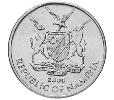  Монета 5 центов 2000 «ФАО — рыба» Намибия, фото 2 