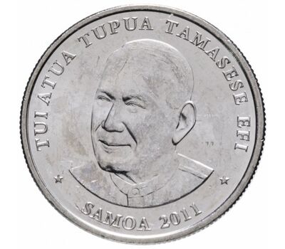  Монета 10 сене 2011 «Туиатуа Тупуа Тамасесе Эфи» Самоа, фото 1 