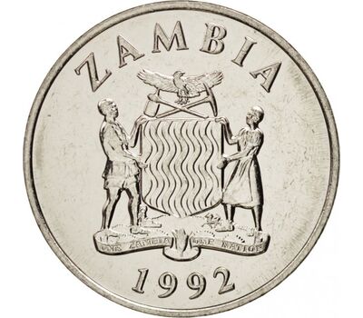  Монета 50 нгве 1992 Замбия, фото 2 