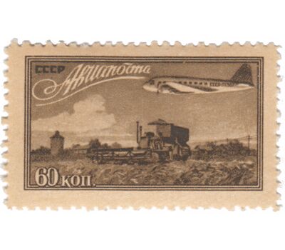  8 почтовых марок «Авиапочта. Воздушные линии аэрофлота» СССР 1949, фото 5 