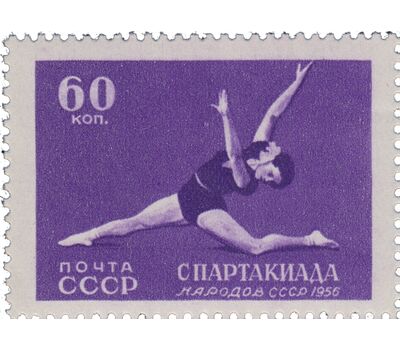  14 почтовых марок «Спартакиада» СССР 1956, фото 6 