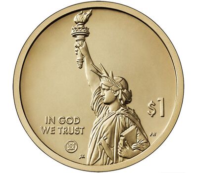  Монета 1 доллар 2024 «Стальной плуг. Иллинойс» P (Американские инновации), фото 2 