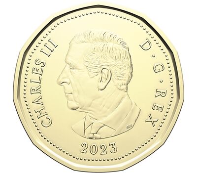  Монета 1 доллар 2023 Канада, фото 2 