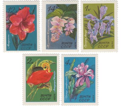  Почтовые марки «Тропические и субтропические растения» СССР 1971, фото 1 