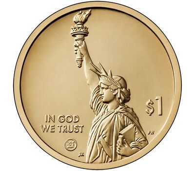  Монета 1 доллар 2024 «Дефибриллятор. Бернард Лаун. Мэн» P (Американские инновации), фото 2 