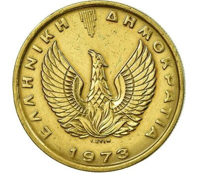  Монета 2 драхмы 1973 Греция, фото 2 