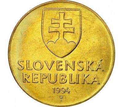  Монета 10 крон 1994 Словакия, фото 2 