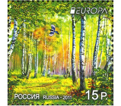  Почтовая марка «Выпуск по программе «Европа». Леса» 2011, фото 1 