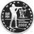  Серебряная монета 3 рубля 2003 «Чемпионат мира по биатлону 2003 г., Ханты-Мансийск», фото 1 