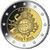  Монета 2 евро 2012 «10 лет наличному обращению евро» Мальта, фото 1 
