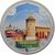  Серебряная монета 3 рубля 2015 «Коломенский кремль» цветная, фото 1 