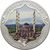  Серебряная монета 3 рубля 2015 «Мечеть имени Ахмата Кадырова» цветная, фото 1 