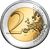  Монета 2 евро 2017 «Вильнюс» Литва, фото 2 