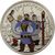  Цветная монета 25 рублей 2017 «Три богатыря (Советская мультипликация)» в блистере, фото 1 