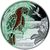  Монета 3 евро 2018 «Красочные животные — Попугай» Австрия (светится в темноте), фото 3 