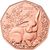  Монета 5 евро 2018 «Пасхальный кролик» Австрия, фото 1 