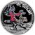  Серебряная монета 3 рубля 2018 «Ну, погоди! Волк и Заяц», фото 1 