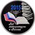  Серебряная монета 3 рубля 2015 «Год литературы в России», фото 1 