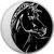  Серебряная монета 3 рубля 2014 «Лунный календарь: Лошадь», фото 1 
