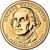  Монета 1 доллар 2007 «1-й президент Джордж Вашингтон» США, фото 1 