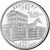  Монета 25 центов 2001 «Кентукки» (штаты США) случайный монетный двор, фото 1 