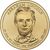  Монета 1 доллар 2010 «16-й президент Авраам Линкольн» США (случайный монетный двор), фото 1 