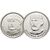  Набор монет 1 и 2 гривны 2018 «Владимир Великий» и «Ярослав Мудрый» Украина, фото 2 