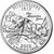  Монета 25 центов 2002 «Миссисипи» (штаты США) случайный монетный двор, фото 1 