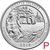  Монета 25 центов 2018 «Национальные озёрные побережья островов Апостол» (42-ой нац. парк США) P, фото 1 