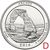  Монета 25 центов 2014 «Национальный парк Арки» (23-й нац. парк США) D, фото 1 