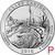  Монета 25 центов 2010 «Национальный парк Гранд-Каньон» (4-й нац. парк США) P, фото 1 