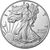  Монета 1 доллар 2018 «Шагающая свобода» США (серебро), фото 1 