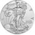  Монета 1 доллар 2019 «Шагающая свобода» США (серебро), фото 1 