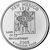  Монета 25 центов 2008 «Нью-Мексико» (штаты США) случайный монетный двор, фото 1 