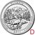  Монета 25 центов 2011 «Национальный парк Олимпик» (8-й нац. парк США) D, фото 1 