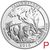  Монета 25 центов 2010 «Йеллоустоунский национальный парк» (2-ой нац. парк США) P, фото 1 