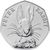  Монета 50 пенсов 2016 «Кролик Питер крупным планом» (Герои Беатрис Поттер), фото 1 