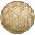  Монета 10 марок 1990 «100 лет Дню международной солидарности трудящихся» Германия, фото 1 