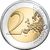  Монета 2 евро 2012 «10 лет наличному обращению евро» Кипр, фото 2 