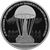  Серебряная монета 3 рубля 2020 «20 лет подвигу 6 роты 104 парашютно-десантного полка», фото 1 