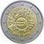  Монета 2 евро 2012 «10 лет наличному обращению евро» Словакия, фото 1 